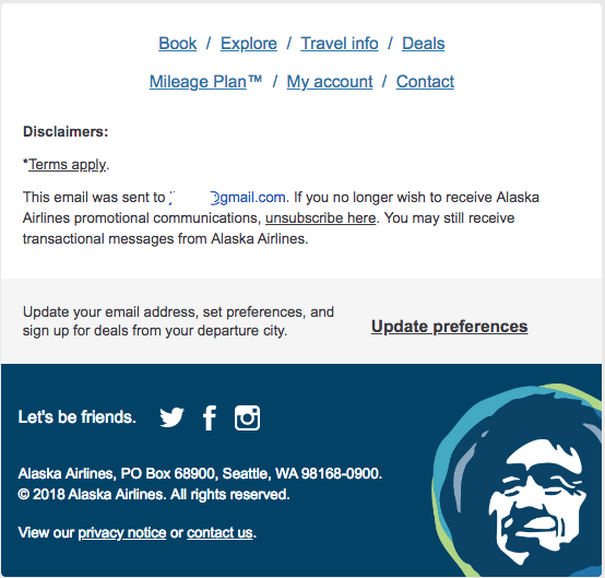 CASL compliant email footer